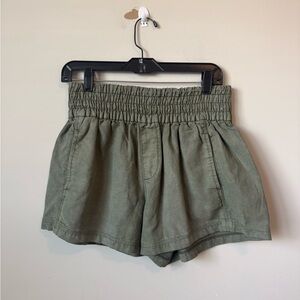 Aerie Women's High Waist Olive Shorts size small